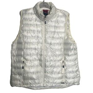 NWOT Gerry Puffer Vest Womens XXL White Puffy Quilted Jacket Winter‎ Ski